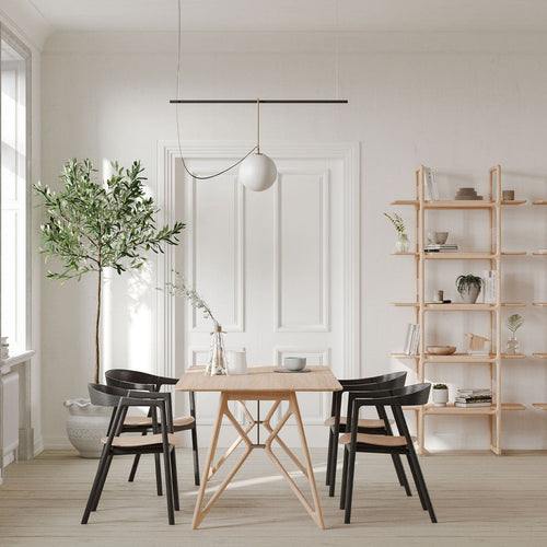 Gazzda Tink Table Houten Eettafel 200 x 90 cm - Naturel - vtwonen shop