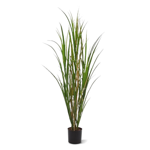 Maxifleur Kunst Rietgras plant deluxe 120cm - groen - UV bestendig