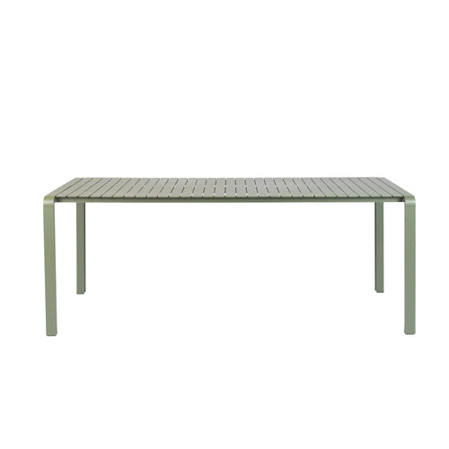 Zuiver Vondel Tuintafel 214x97 cm Aluminium Groen - vtwonen shop