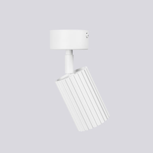 Sollux Lighting Plafondlamp KARBON 1 wit - 7x7x18cm