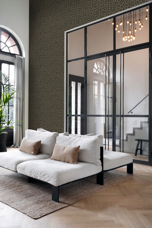 Origin Wallcoverings behang panterprint taupe - 53 cm x 10.05 m - 347802 - vtwonen shop