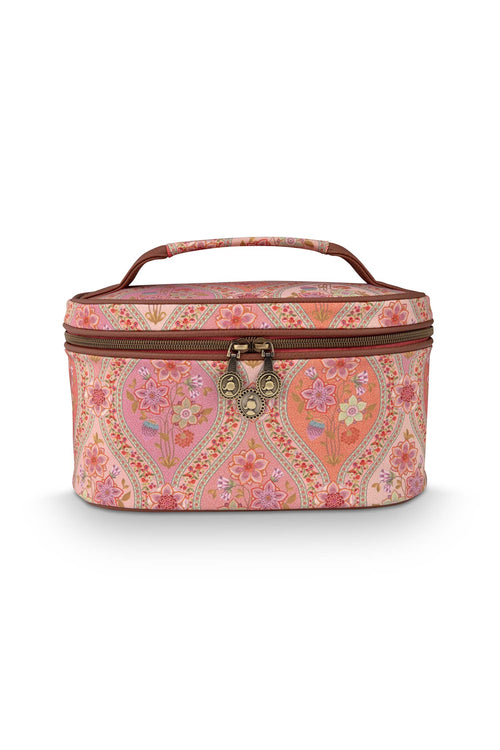 Pip Studio - Cleo Make-up Tasje Dames - Ornamento - Oranje - 26x16x16cm
