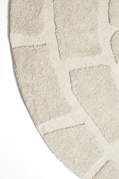 Light & Living vloerkleed BAJELO - Ø220x0.5cm - bruin