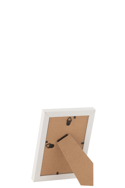 J-Line fotolijst Chloe - hout - naturel/wit - small