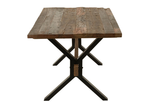 J-Line eettafel Verouderd - hout - bruin - vtwonen shop