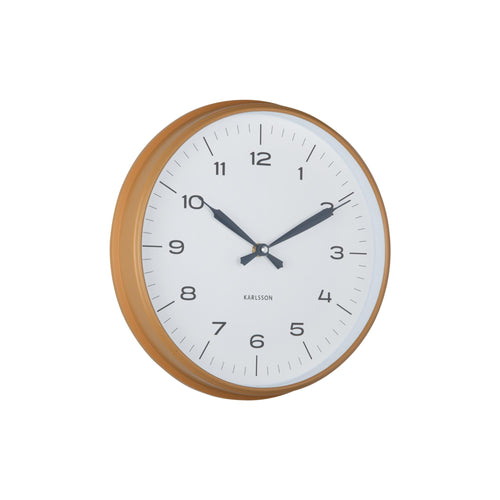 Karlsson wandklok Modern Factory - geel - Ø30cm - vtwonen shop