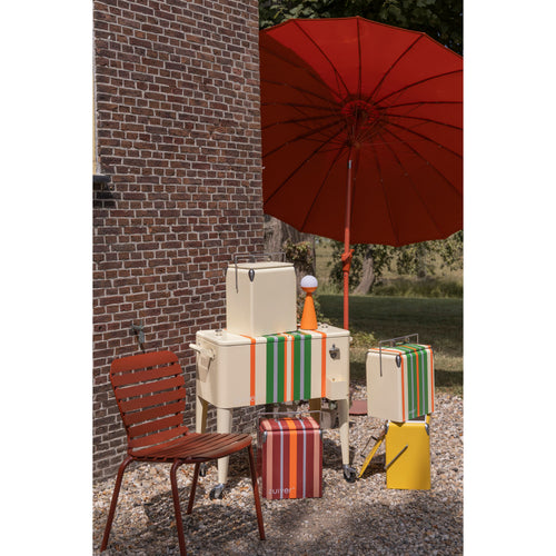 Zuiver Cooler Be Cool Koelbox/ Koelwagen Tuin Stripes Lemon - Meerkleurig