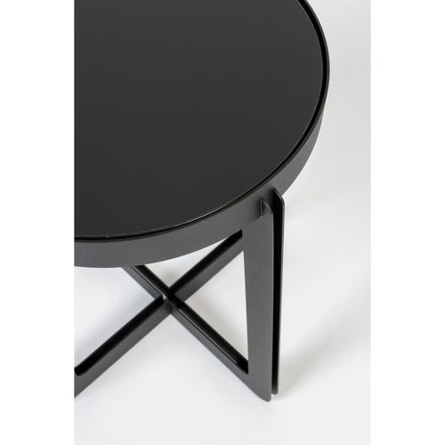 Zuiver Centre Bijzettafel Rond 42.50 cm Zwart