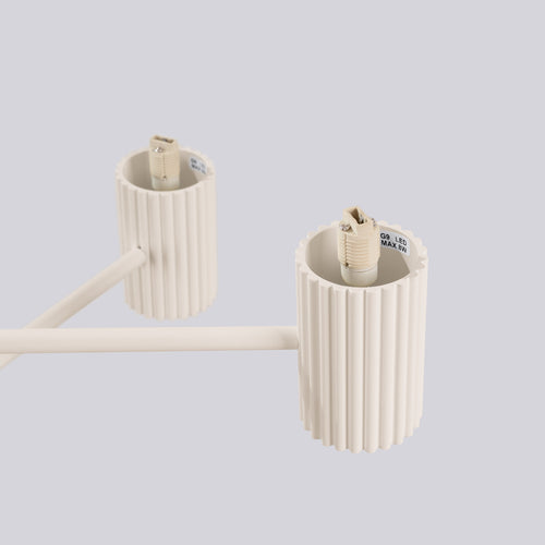 Sollux Lighting Kroonluchter HALO 6 beige - 64x64x230cm
