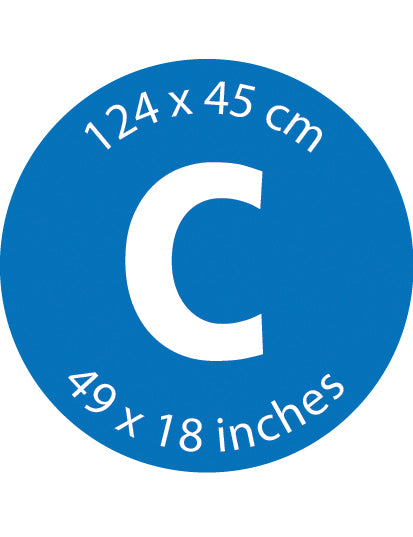 Brabantia Strijkplankhoes C - 124 x 45 cm - complete set - soothing sea - vtwonen shop