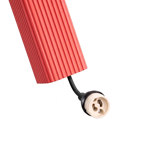 Sollux Lighting Hanglamp RAYO 3L rood - 45x6x98cm
