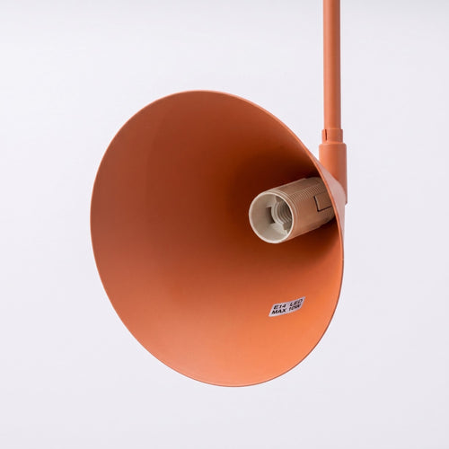 Sollux Lighting Wandlamp NOX 1 rode oker met schakelaar - 14x61x30cm