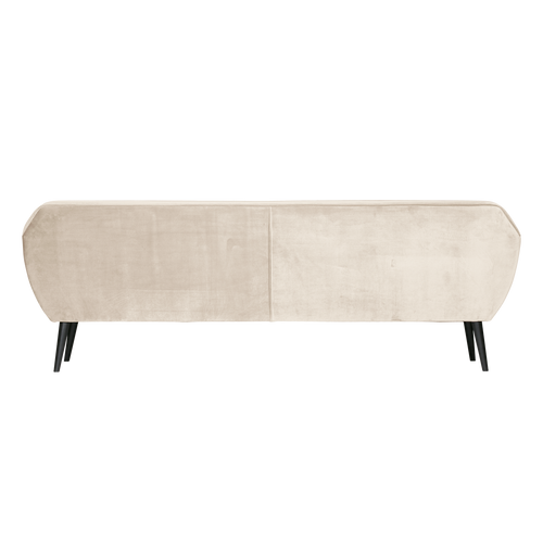 WOOOD XL bank Rocco 230 cm - Velvet - Off White