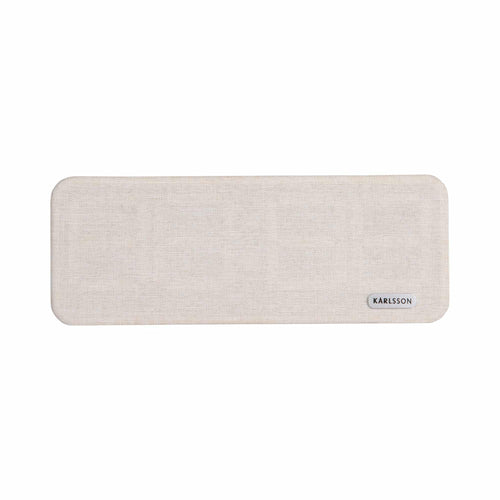 Karlsson wekker Roanne - wit - 21x3.3x8cm