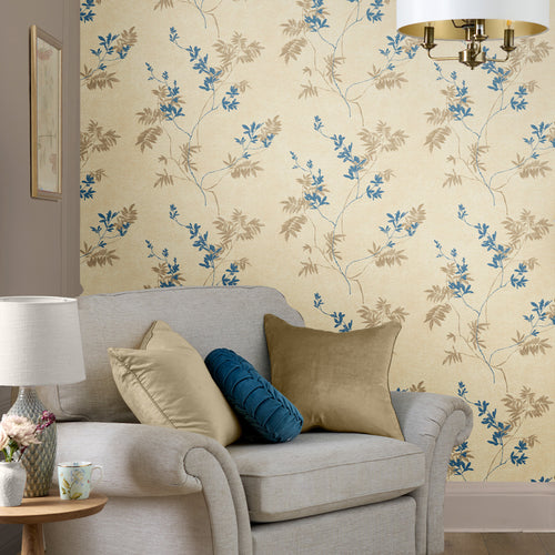 Laura Ashley Behang Mari (Goud) 10mx52cm