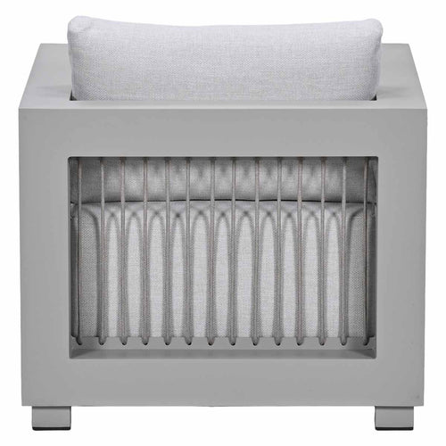 Houston aluminium lounge tuinstoel - taupe - valley sand
