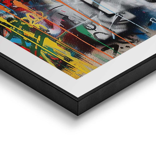 Reinders schilderij Grafitti Gordijn - 70x50cm