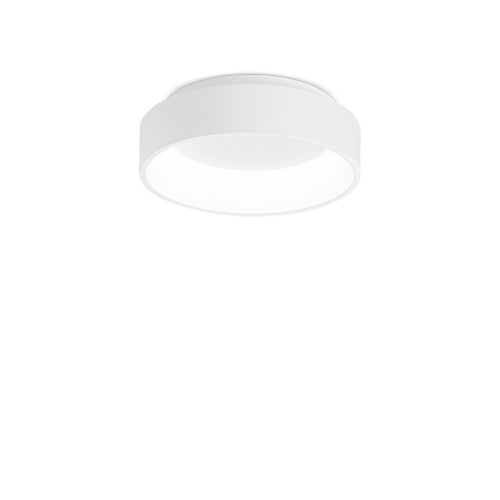 Ideal Lux ZIGGY Ronde 30cm geïntegreerde LED semi-inbouwlamp, wit, 3000K, niet-dimbaar