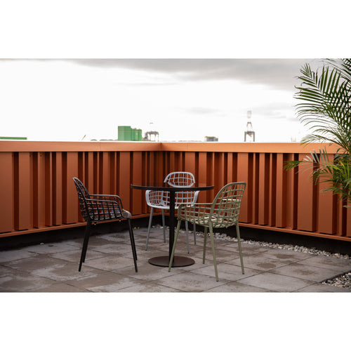 Zuiver Albert Tuintafel/ Bistrotafel Rond 80 cm Zwart - vtwonen shop