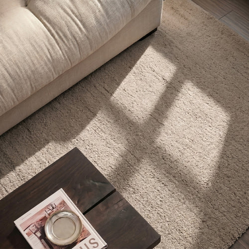 DÉJA Living Vloerkleed Biren - Beige Kunststof - 160x230cm