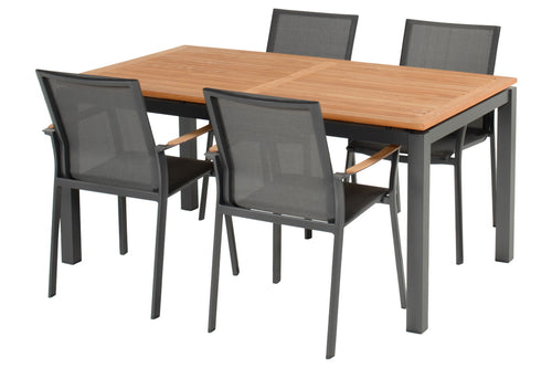 Hartman Tuinstoel Aruba - Antraciet Aluminium - Zithoogte 44cm - vtwonen shop