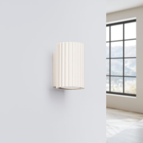 Sollux Lighting Wandlamp KARBON 10 beige - 6,5x8,5x10cm