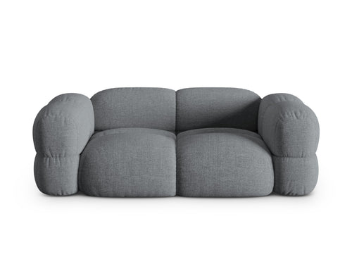 Cosmopolitan Design Bank Loretto 3-zits, structurele stof grijs - 100x210x68cm