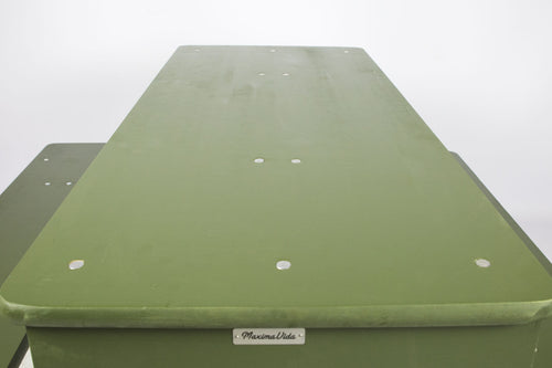 MaximaVida inklapbare bierset Berlijn 120 cm olijfgroen - FSC hout