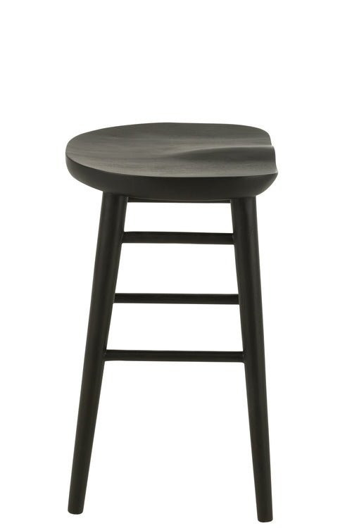 J-Line barkruk Mika - hout - zwart