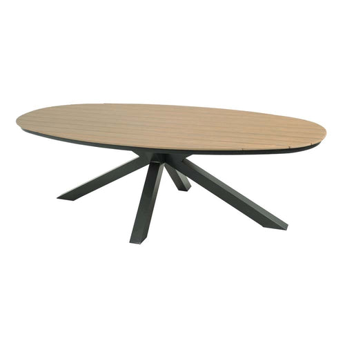 Lesli Living tuintafel Arezzo - antraciet - 240x113x74cm