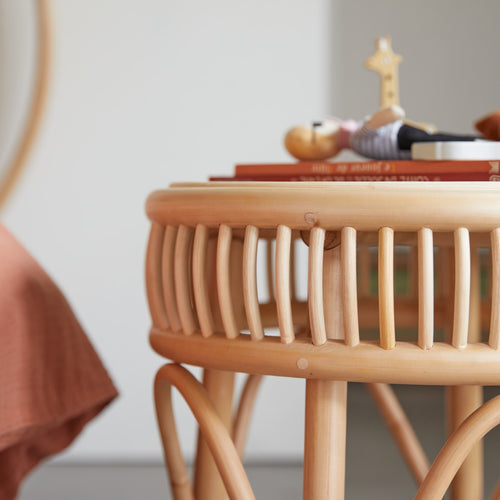 Tikamoon Nachtkastje voor kinderen van rotan - Naturel - vtwonen shop