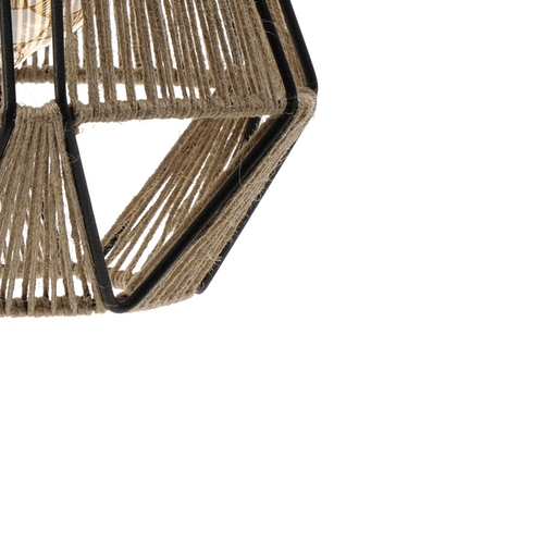EGLO hanglamp Adwickle - e27 - 87 cm - zwart/bruin