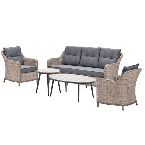 Garden Impressions loungeset - Nova - Lucas vintage willow - 5-delig