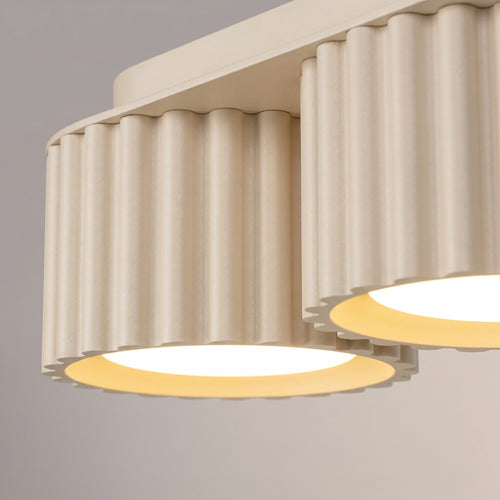 Sollux Lighting Plafondlamp AURA 3 beige Gx53 - 32,5x10x8cm