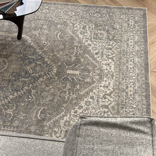 Interieur05 Vintage vloerkleed Ethel Groen/Blauw - 230 x 160 cm