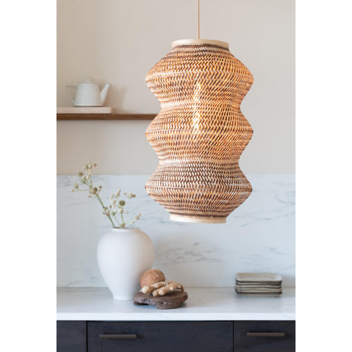 GOOD&MOJO hanglamp BARBADOS - bruin - Ø40cm - vtwonen shop