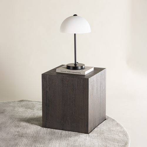 Nest living Zayn Vierkante Bijzettafel Bruin - 40 x 40 cm