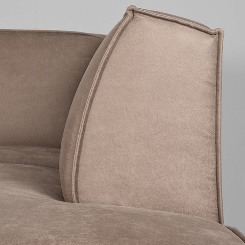 LABEL51 Bank Kay 2,5-Zits Hoek Rechts - Taupe - 283x218x80cm