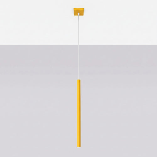 Sollux Lighting Hanglamp PASTELO 1 geel - 8x8x120cm