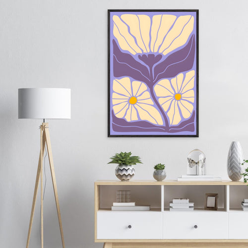 Artfulprints Poster Matisse - Soft bloom   - A4 21x29.7 cm - Paars