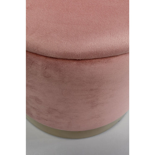 Kare Design Poef koffer Cherry roze messing (2/Set) - vtwonen shop
