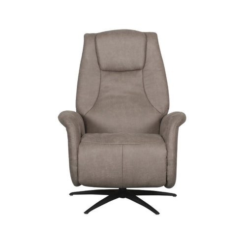 LABEL51 Fauteuil Stockholm Elektrisch - Taupe Stof - Draaibaar - vtwonen shop