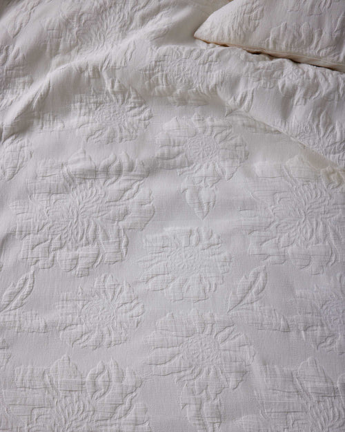 Essenza Philippine dekbedovertrek - Eenpersoons – 140x200/220 cm - Vanille