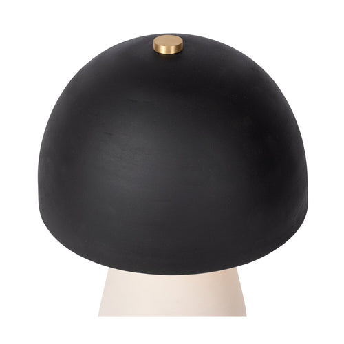 Atmooz tafellamp Sacha - gebroken wit-zwart - Ø 25 x H 38 cm - E27