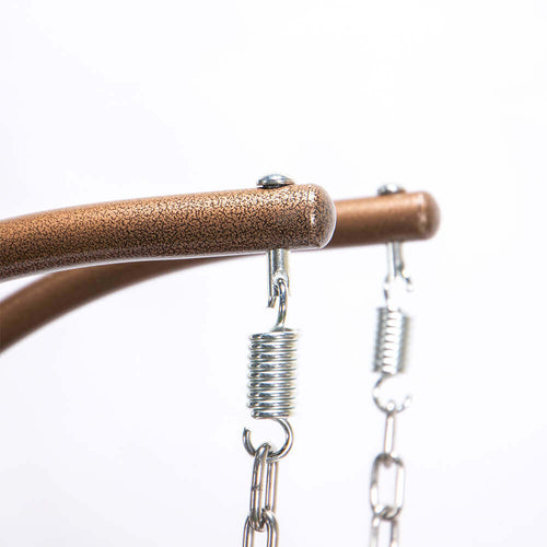 Home Deluxe Hangstoel bruin puur