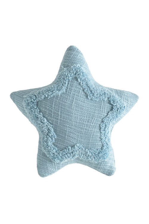Calma House Kussen Star2 - Blauw - 32x32