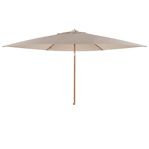 4 Seasons stokparasol Azzurro sand Ø300 cm solefin - houtlook frame