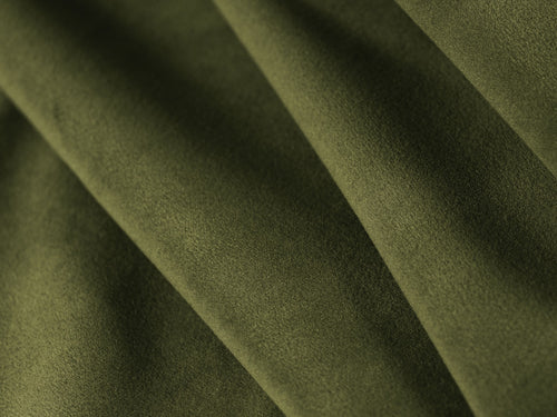 Cosmopolitan Design Omkeerbare converteerbare hoekbank met opbergdoos Tonale 4-zits, flueel legergroen - 149x262x88cm