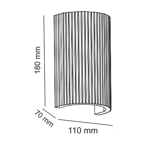 Artdelight wandlamp Nantes - 2 lichts - 7  x 18   cm - wit - vtwonen shop