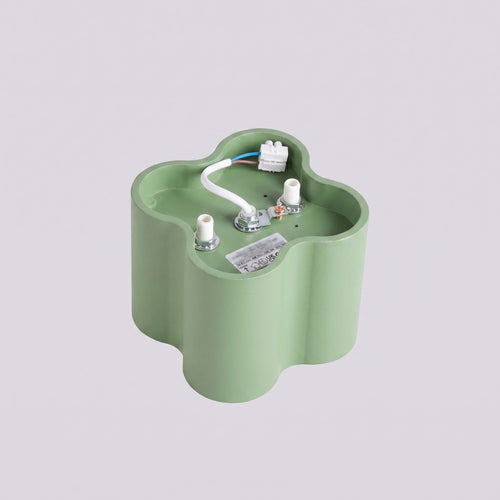 Sollux Lighting Plafondlamp OVIO 1 saliegroen GU10 - 12x12x10cm